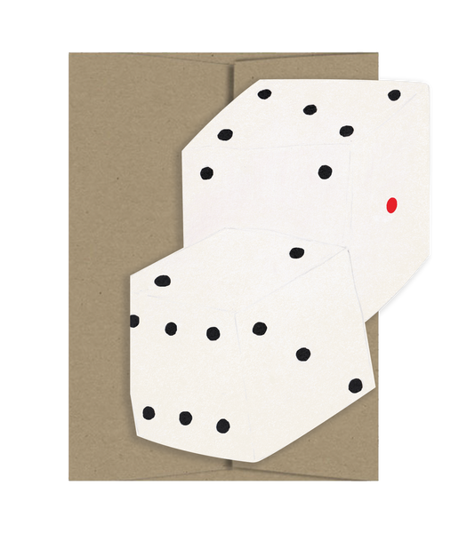 Rolling the Dice - Die Cut Card