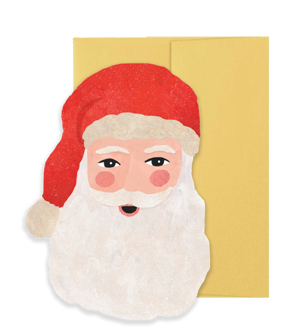 Santa Claus Christmas Collection - Die Cut Card