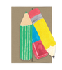 School Supplies - Die Cut Card
