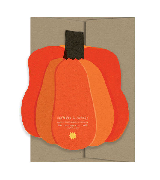 Pumpkin Blink Die Cut Card - Spooky Season Collection