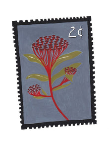 Flower Stamp - individual sticker