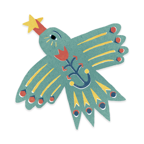 Star Bird - individual sticker