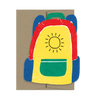 Sunny Backpack - Die Cut Card