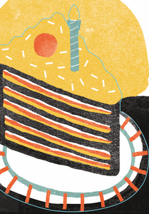 Birthday Cake Mini Card Single