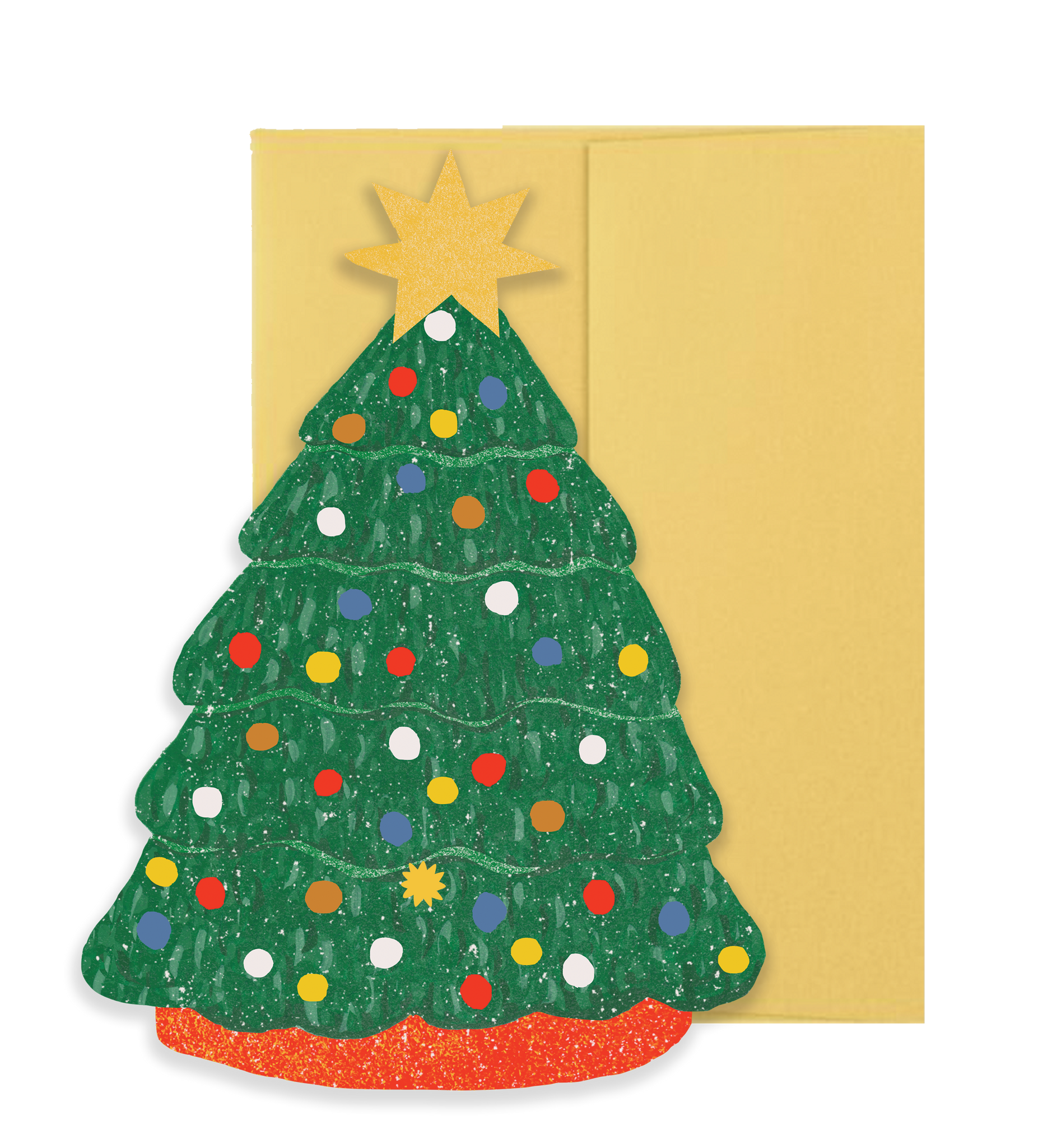 Tree Christmas Collection - Die Cut Card