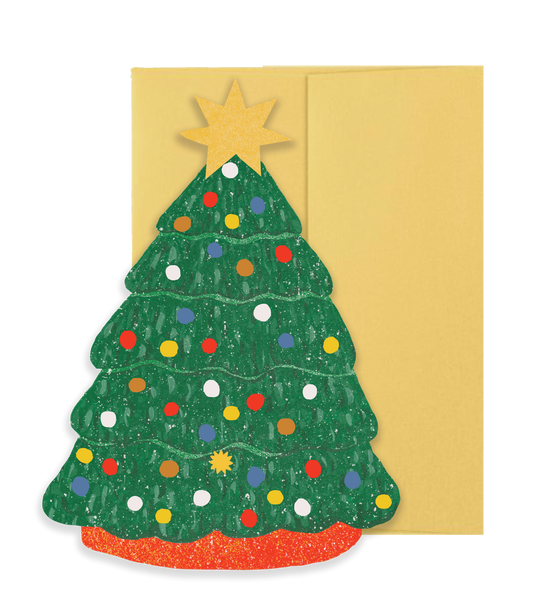 Tree Christmas Collection - Die Cut Card