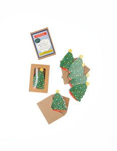 Christmas Tree Mini Cards - box of 6