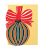 Bauble Die Cut Card - Jingle Bells Collection