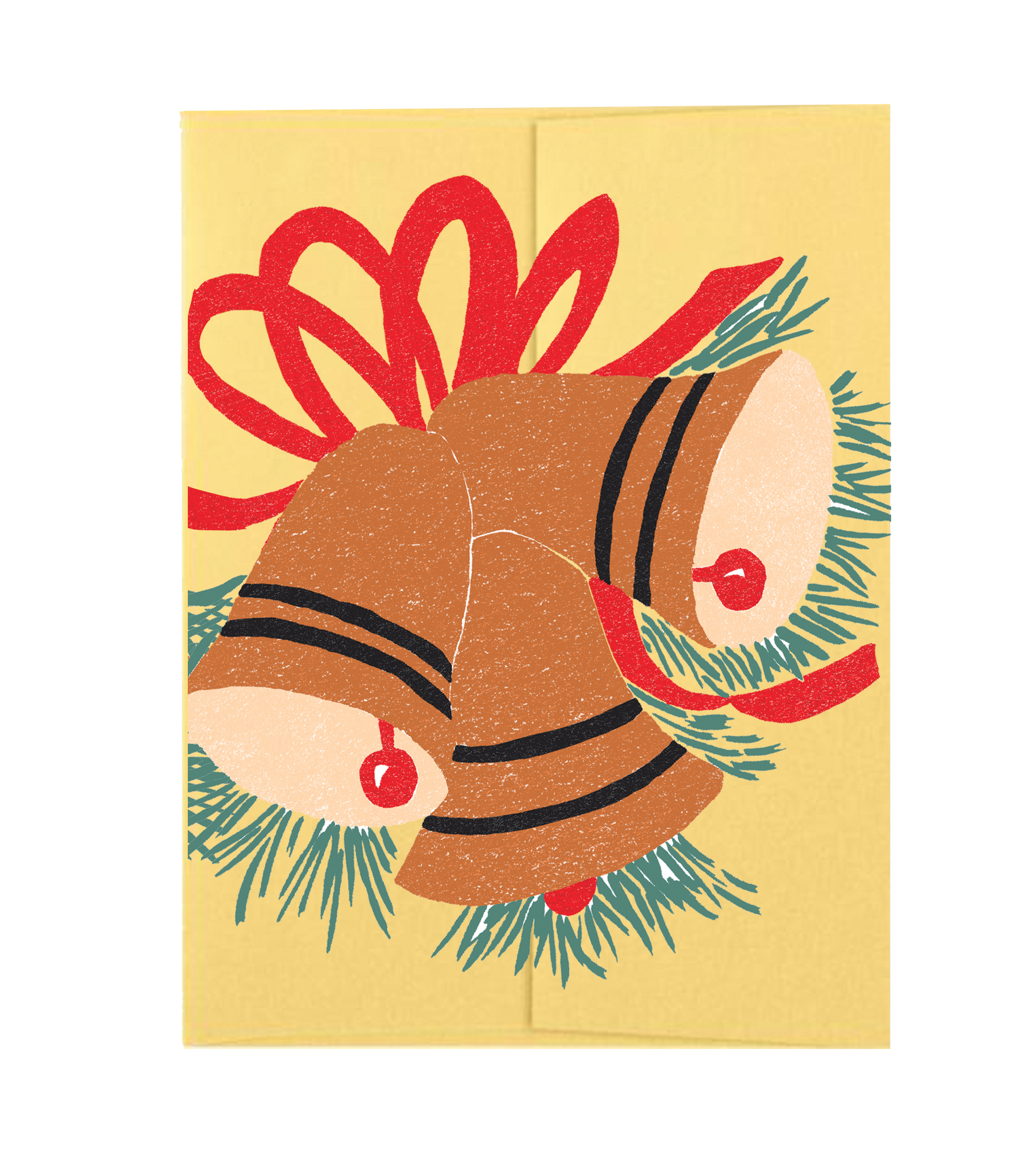 Jingle Bells Die Cut Card - Jingle Bells Collection