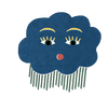 Rainy Cloud - individual sticker