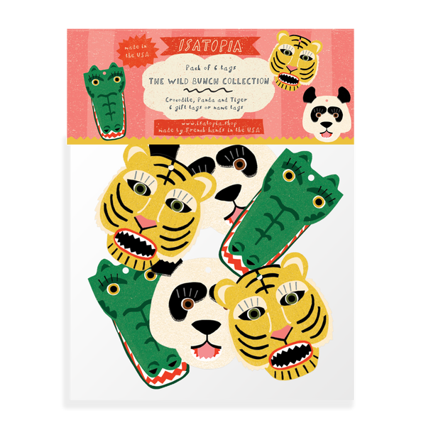 Wild Bunch Gift Tags Pack of 6