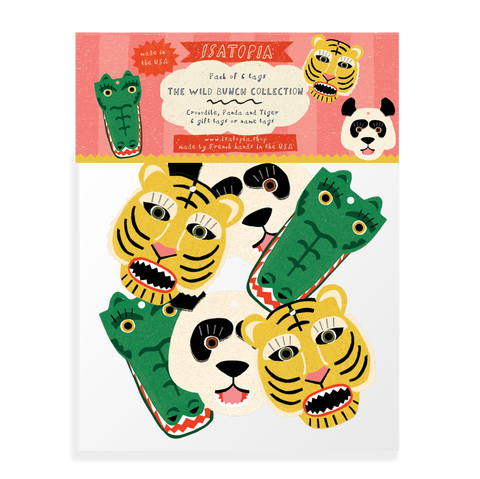 Wild Bunch Gift Tags Pack of 6