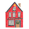 Winter Cottage - individual sticker