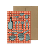 Cuisine Gingham Card