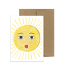 Soleil card - Sun card A6