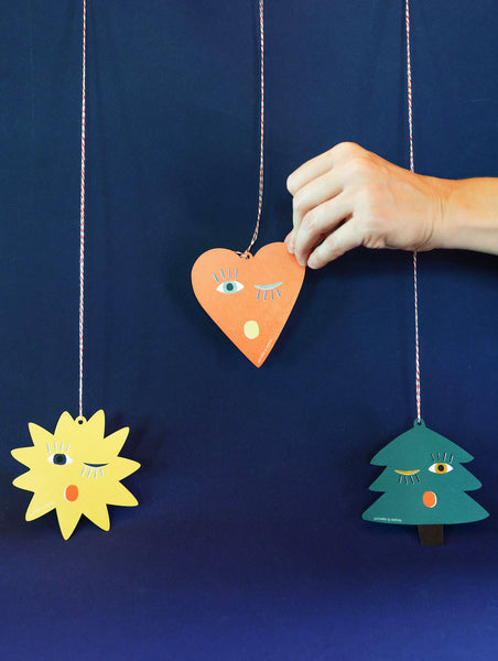 Blink Paper Ornaments Pack of 3
