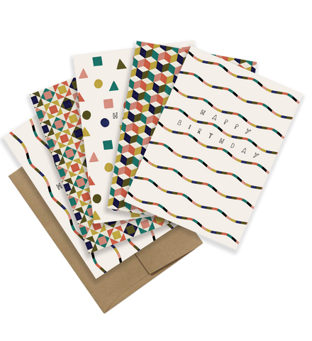Carnival Cards - set of 5