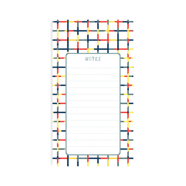 Checked Quilted Notepad