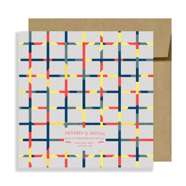 Checked Card Quilted series