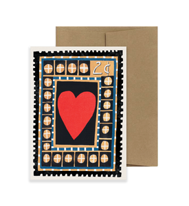 Love Card - Vintage Stamp Series