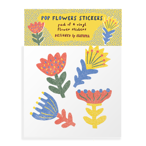 Pop Flowers Stickers Pack