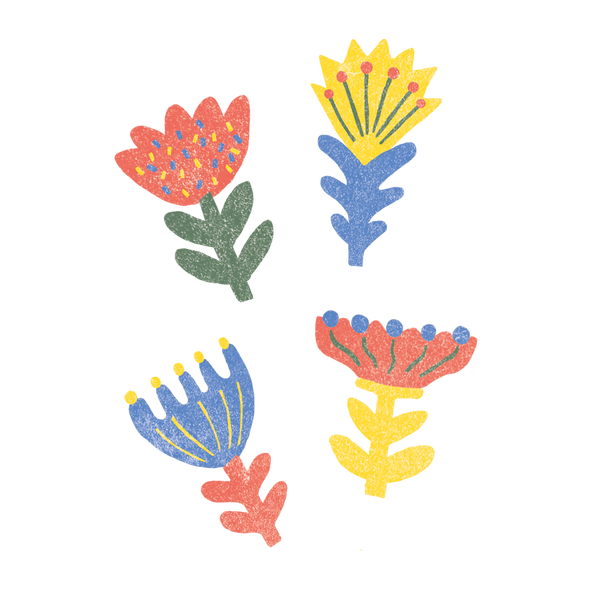 Pop Flowers Stickers Pack