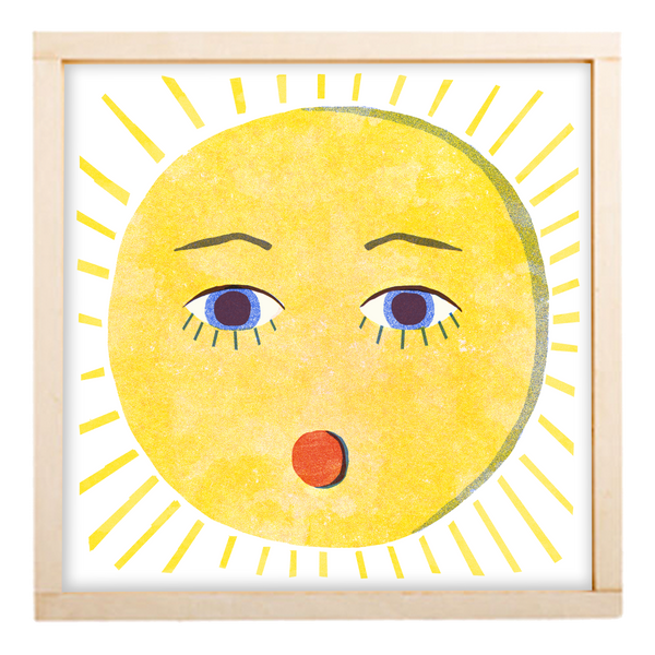 Soleil | Sun Riso Print