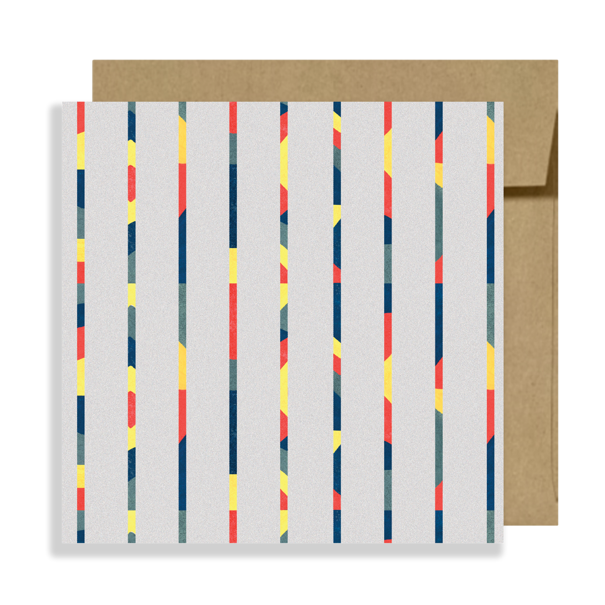Striped Card Quilted series