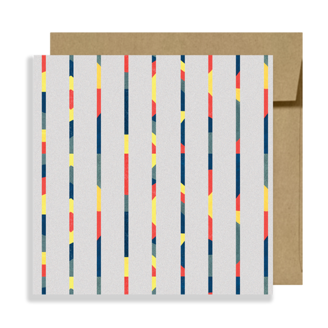 Striped Card Quilted series