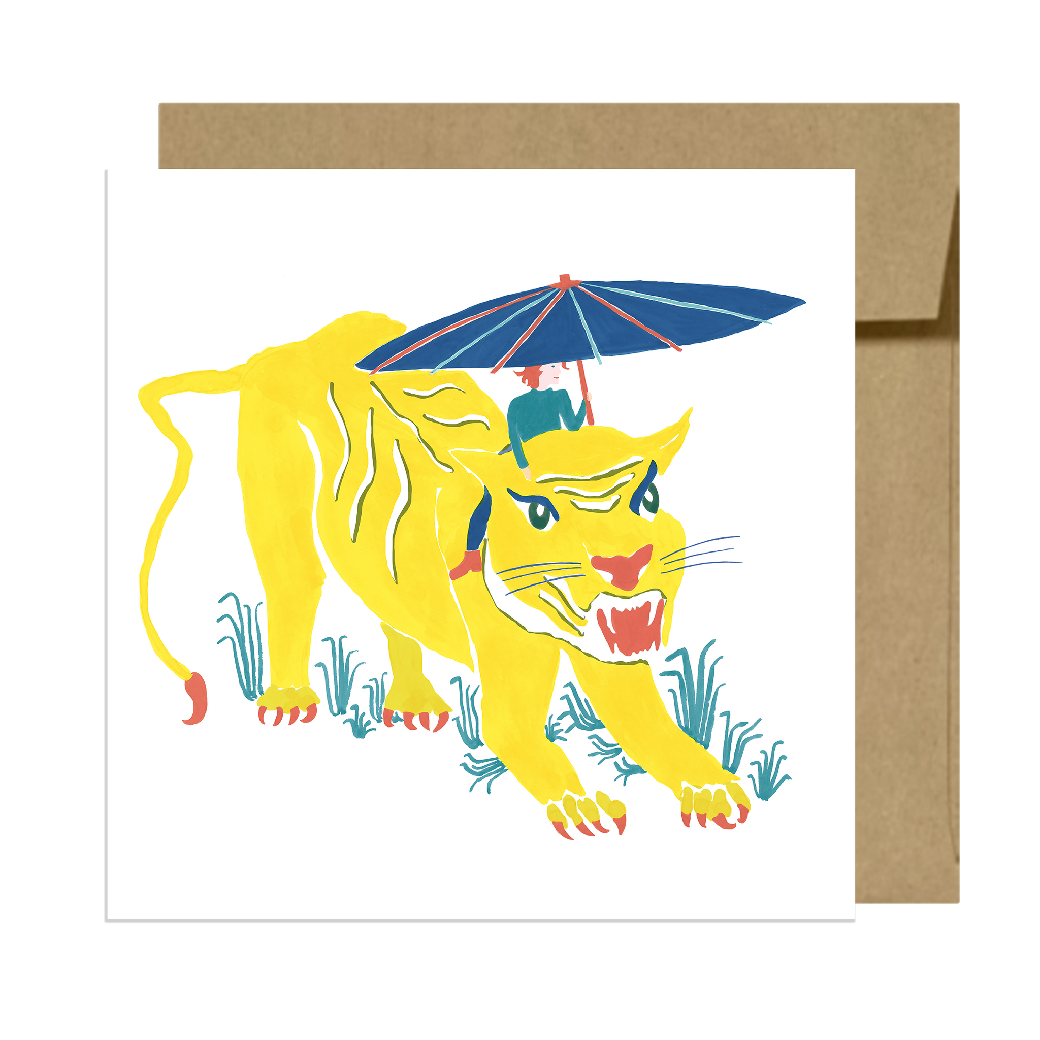 Sunny Tiger Card Giant Animals series