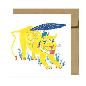 Sunny Tiger Card Giant Animals series