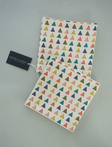The Triangle Carnival Napkins - pair of 2