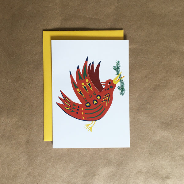 Red Bird Card Winter series